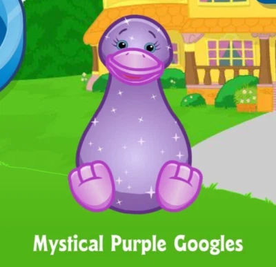 Webkinz Classic Mystical Purple Googles NEW Pet Code Only - Image 1 of 3