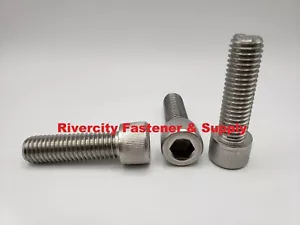 (10) 1/2-13x1-3/4 Socket Allen Head Cap Screw Stainless Steel 1/2x13x1-3/4 Bolts - Picture 1 of 5