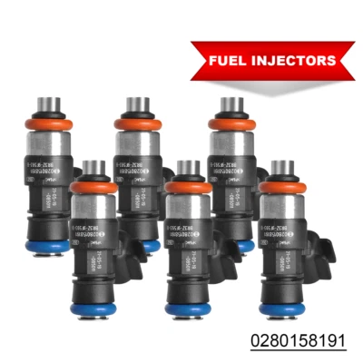 6件装燃油喷射器0280158091适用于福特Flex 2007-2013马自达CX-9 Edge 3.5L 3.7L — 第 1/4 张图片