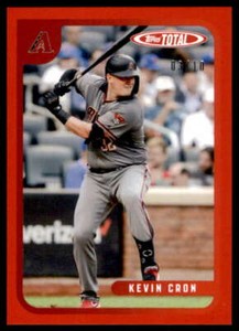 Kevin Cron 2020 Topps Total Red #393 /10 Diamondbacks 