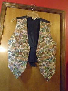 Vintage 1990s Women's Clio Button Up Vest Made in USA - Picture 1 of 5