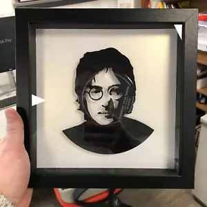 John Lennon - Strawberry Fields Forever - Original Framed Vinyl Record Art 1967 - Picture 1 of 3
