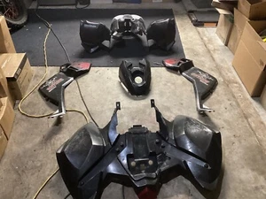 05 Polaris Predator 500 OEM Fenders Plastics Fairings Lights Complete Covers - Picture 1 of 24