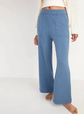 Pantalones de pijama Old Navy para mujer cintura alta punto acogedor pierna ancha talla 3X o 4X Foto 1 de 3