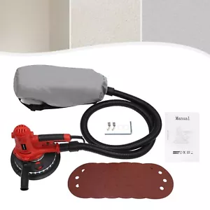 Portable Drywall Sander Automatic Vacuum System Gyprock Wall Plaster 1200W 180mm - Picture 1 of 15