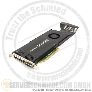 NVIDIA Quadro K4000 3GB GDDR5 2x DisplayPort, 1x DVI Grafikkarte PCIe x16 - Bild 1 von 4