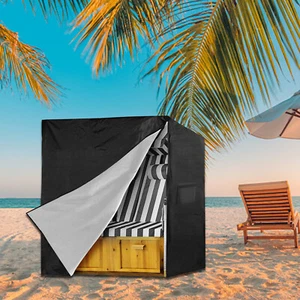 Strandkorb Schutzhülle Winterfest 420D Strandkorbhülle für Abdeckhaube Abdeckung - Bild 1 von 8