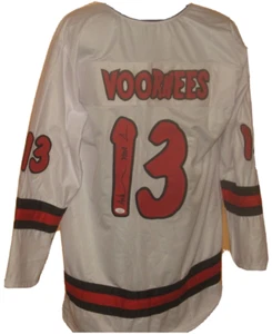Camiseta deportiva personalizada firmada por Jason Voorhees Friday the 13th con certificación JSA XL - Imagen 1 de 5