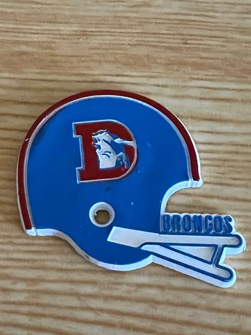 Vintage NFL Denver Broncos Magnet Football Helmet Cover