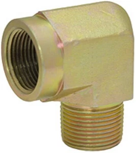 1" NPT Male x 3/4" NPT Female 90 Degree Elbow 5502-16-12 Adapter 9-5502-16-12 - Imagen 1 de 2