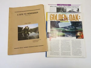 Disney A Site to Remember Golden Oak Ranch Memorabilia Filming Location Newhall - Picture 1 of 23