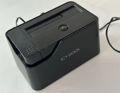 ICY DOCK MB981U3S-1S 2.5"/3.5" SATA HARD DRIVE DOCKING STATION USB 3.0 & eSATA - Image 1 of 4