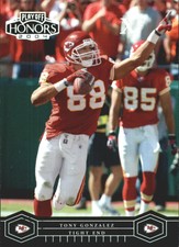 2004 Playoff Honors X's Kansas City Chiefs Football Card #47 Tony Gonzalez /199