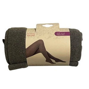 Xhilaration Womens Charcoal Heather Gray Tights Size 1X/2X NEW - Picture 1 of 5