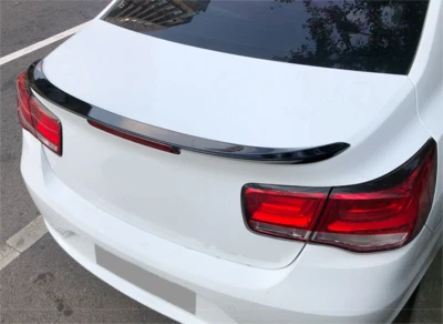 Rear Trunk Spoiler Wing Glossy Black For 2013-2015 Chevrolet Malibu Sedan Foto 1 de 4