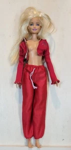 Barbie Doll Vtg Red Pants Clone Or Mego Red Outfit Jacket Modern Fashion C337G  - Picture 1 of 10