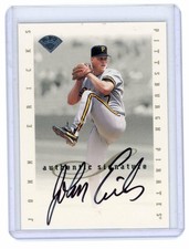 1996 Leaf Authentic Signatures John Ericks Autograph Pittsburgh Pirates