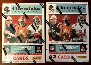 2 NEW 2021-22 Panini Chronicles NFL Football Factory Sealed Blaster Boxes - HOT - Picture 1 of 5