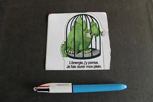 Autocollant / Sticker - L'énergie j'y pense je fais durer mon plein - Dinosaure - Picture 1 of 2