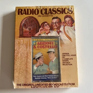 Radio Classics On Cassette Abbott & Costello "Who's On First" & " Lou Gets A Job - Picture 1 of 4