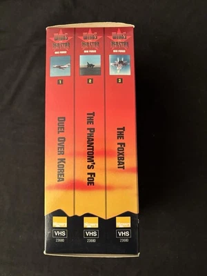 Wings Of The Red Star Mig Force 3 VHS Set Duel Over Korea, Phantom's Foe, Foxbat - Image 1 of 3