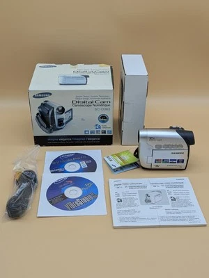 Samsung SC-D363 Mini DV Camcorder Bundle in Box w/ Tags - NO POWER As-Is P/R - Image 1 of 4