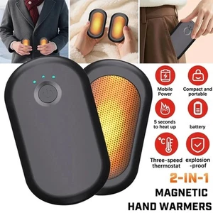 Magnetische Oplaadbare Handwarmers | 2-in-1 Pocket Heater | 3 Warmte-Niveaus - Picture 1 of 6