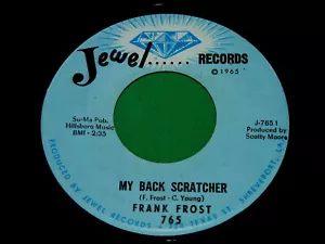 FRANK FROST "My Back Scratcher" 45 : Jewel 765 @ 1966 Blues R&B - Picture 1 of 2