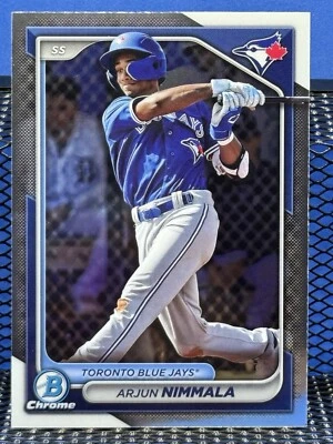 2024 Bowman Chrome ARJUN NIMMALA Toronto Blue Jays Base - Image 1 of 2