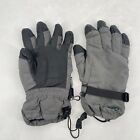 Cabela's Dry Plus Gloves Mens XL Reg.  Nylon Leather Palm Grip Black Thinsulate