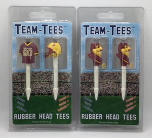 Arizona State Sun Devils Golf Pro Rubber Head Golf Tees, 4 Total Golf Tees β³π - Picture 1 of 5