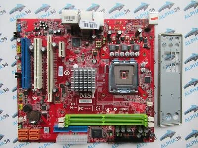 Placa base MSI MS-7366 Ver: 2.2 NIVIDA MCP73V 2x DDR2 Ram Socket 775 Micro ATX - Imagen 1 de 2