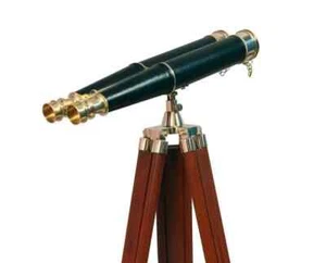Vintage Floor Standing Admiral Binocular With Tripod Stand Nautical Collectible - Picture 1 of 5