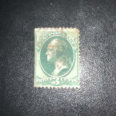 USP Scott #184 1879 3c Light Green - Image 1 of 2