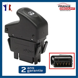 Fensterheberschalter Vorne Links für RENAULT CLIO II KANGOO MEGANE I - Bild 1 von 6