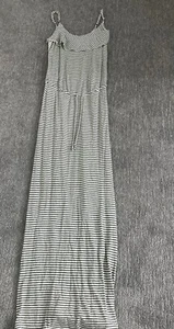 Soft Joie Womens Size XS Maxi Dress Striped Grey White Long Flowy Casual - Picture 1 of 9