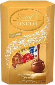 Lindt Lindor Milk Chocolate Assorted With Melting Filling - 200g , Free Shipping - Picture 1 of 4
