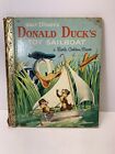 Little Golden Book Walt Disney's Donald Ducks Toy Sailboat 1954