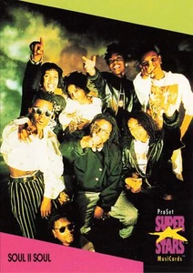 1991 Pro Set SuperStars MusiCards (UK Edition) #132 Soul II Soul - Picture 1 of 2
