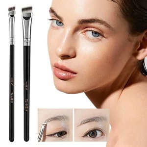 Eyebrow Brush Professional Angled Perfect for Lining and Shaping Brows Resuable - Picture 1 of 14