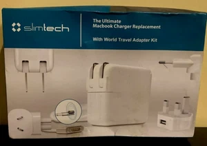 SlimTech The Ultimate MacBook Charger Replacement World Travel Adapter Kit Apple - Picture 1 of 2