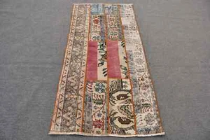 Vintage Rug, Oriental Rug, Turkish Rugs, Wool Rug, 2.8x5.9 ft Accent Rug - Picture 1 of 6