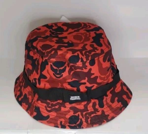Vintage Broken Promises Bucket Skater Hat Red Camo Zumiez - Picture 1 of 7