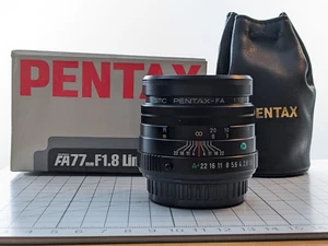 SMC PENTAX FA 77mm F1.8 Limited Portrait obiettivo bokeh full frame, per Pentax K1 - Foto 1 di 10