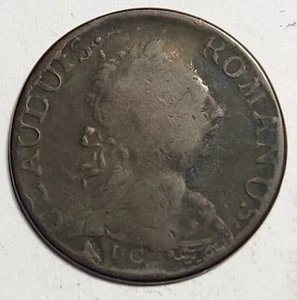 1771 Evasion Kupfer Halfpenny Atkins 54 C.0160/D.0050 (4b-3) - Bild 1 von 2