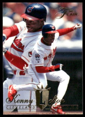 Kenny Lofton 1994 Flair #283 Cleveland Indians - Image 1 of 2