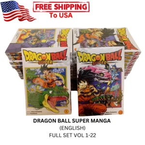 Juego completo de cómics manga Son Goku "Dragon Ball Super" volumen 1-22 (INGLÉS) - Imagen 1 de 23