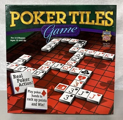 Poker Tiles Board Game 2005 NO BOARD JUST REPLACEMENT PIECES Age 12 Up - Image 1 of 3