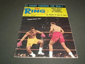 1973 APRIL THE RING MAGAZIN - GEORGE FOREMAN UND JOE FRAZIER - SP 5315 - Bild 1 von 2
