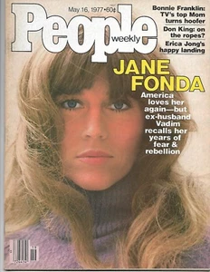 PEOPLE MAGAZINE JANE FONDA BONNIE FRANKLIN DON KING ERICA JONG RON KRON MAY 1977 - Picture 1 of 2